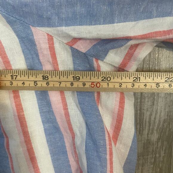 Crown & Ivy striped off-shoulder top size large - Picture 10 of 10